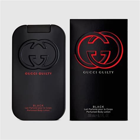 gucci guilty body wash|Gucci Guilty black body lotion.